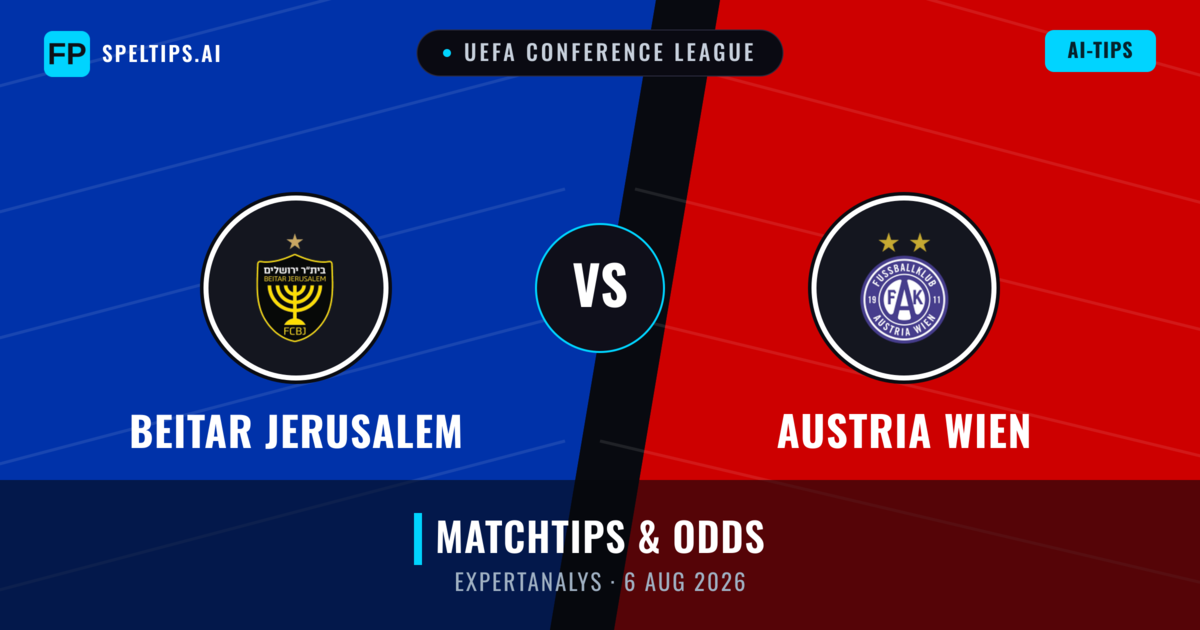 Beitar Jerusalem vs Austria Wien — matchtips och förhandstitt