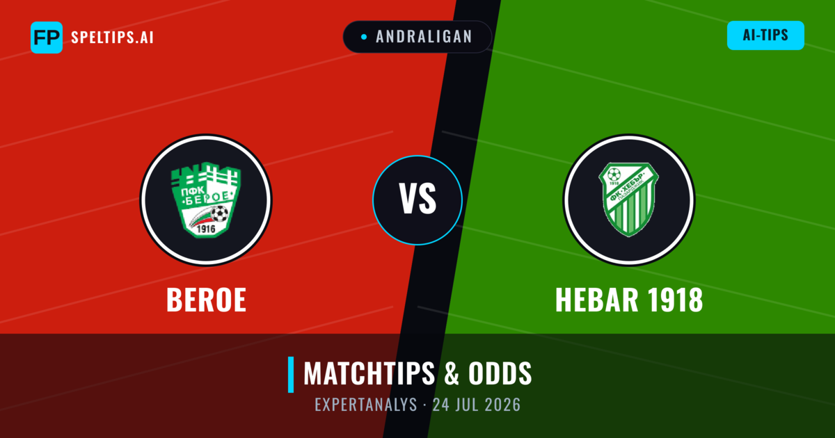 Beroe vs Hebar 1918 — matchtips och förhandstitt