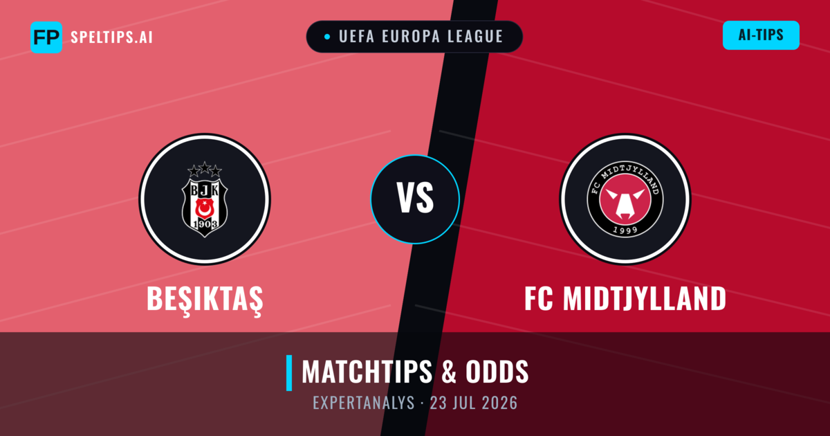 Beşiktaş vs FC Midtjylland — matchtips och förhandstitt