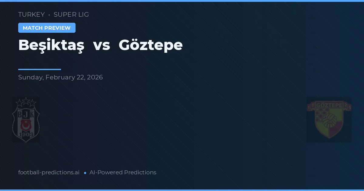 Beşiktaş vs Göztepe — matchtips och förhandstitt