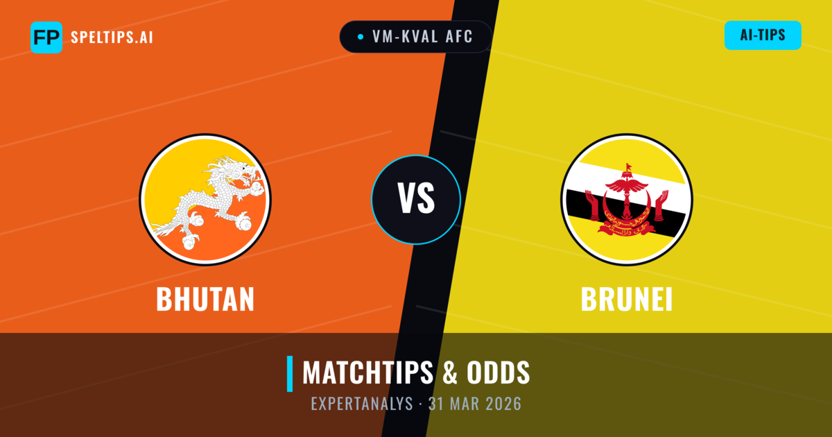 Bhutan vs Brunei — matchtips och förhandstitt