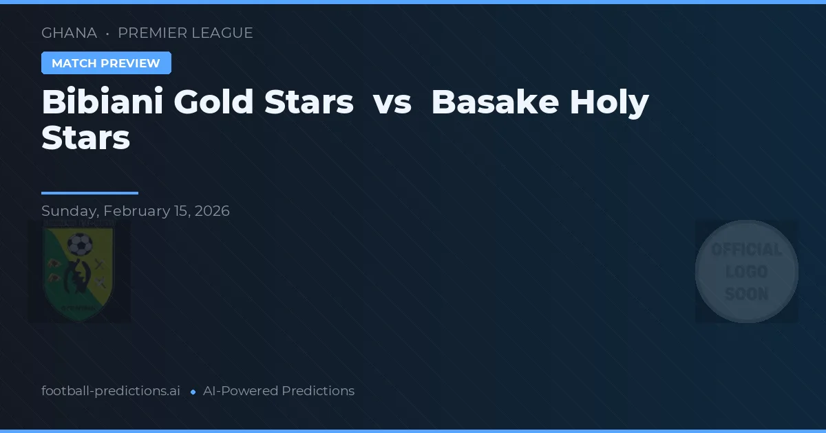 Bibiani Gold Stars vs Basake Holy Stars — matchtips och förhandstitt