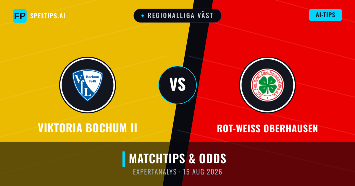 Viktoria Bochum II vs Rot-weiss Oberhausen — matchtips och förhandstitt