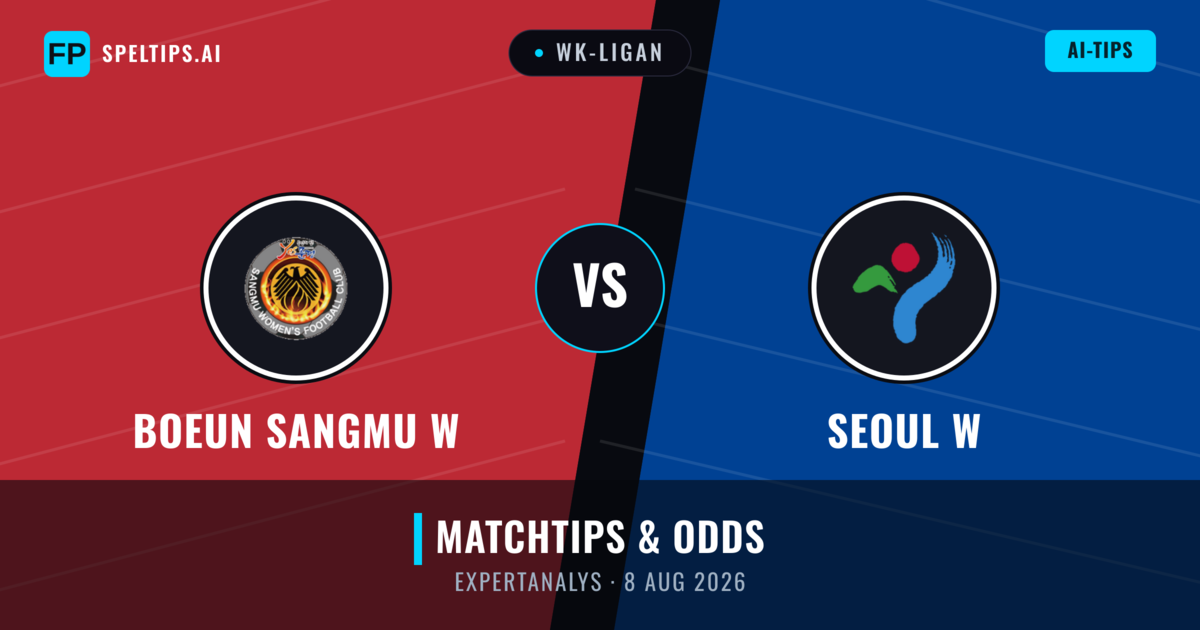 Boeun Sangmu W vs Seoul W — matchtips och förhandstitt
