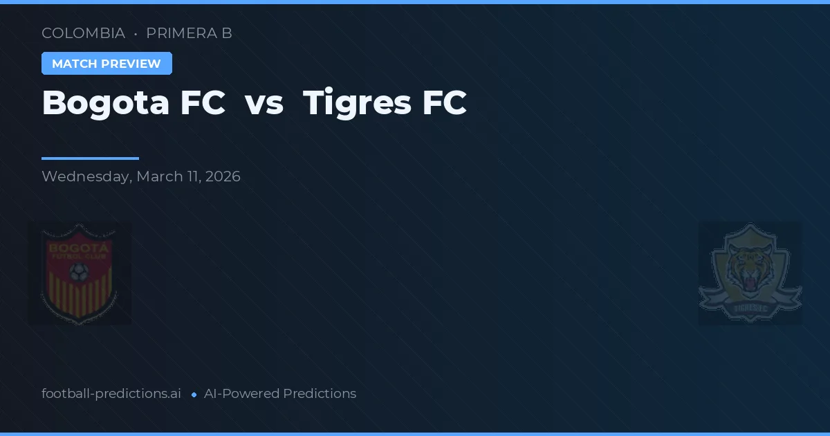Bogotá FC vs Tigres FC — matchtips och förhandstitt