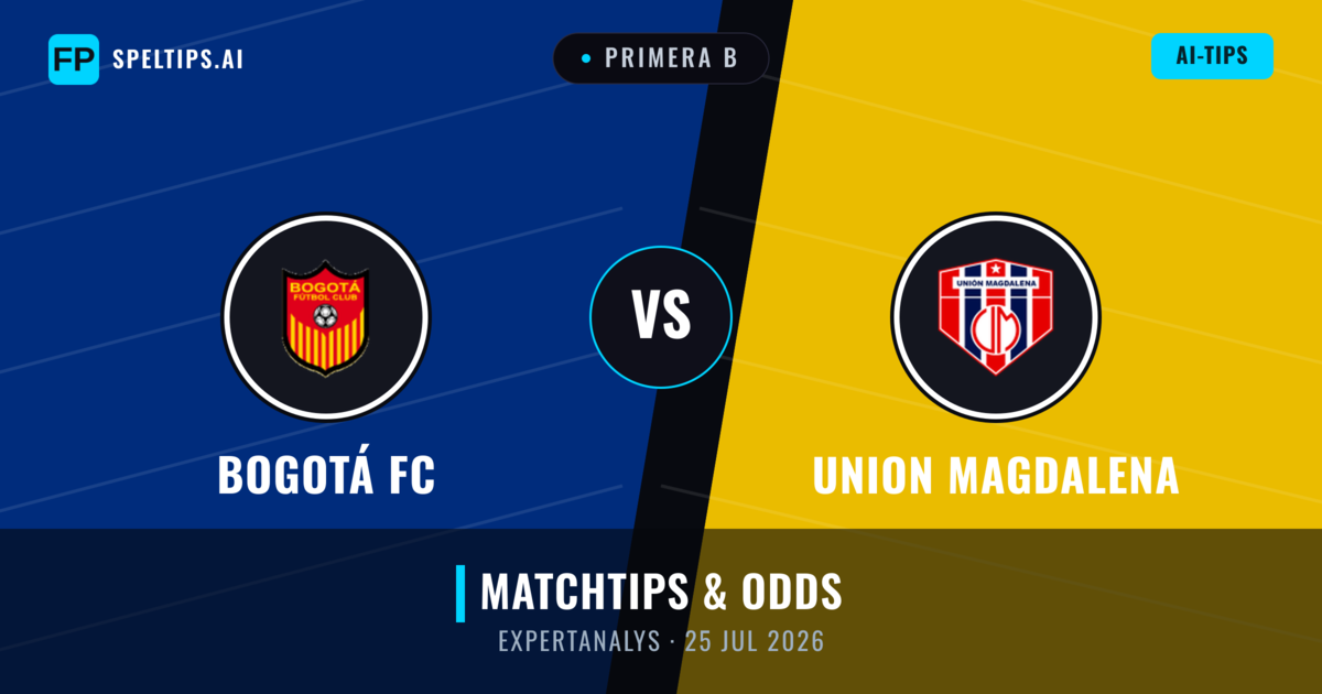 Bogotá FC vs Union Magdalena — matchtips och förhandstitt