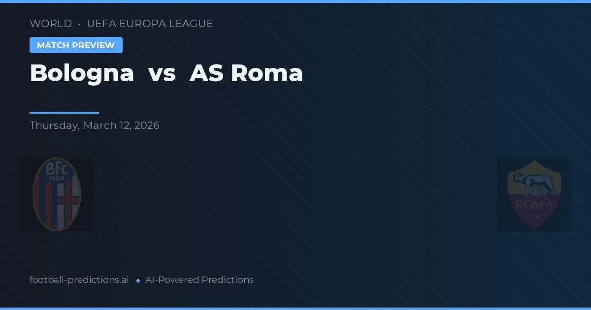 Bologna vs AS Roma — matchtips och förhandstitt