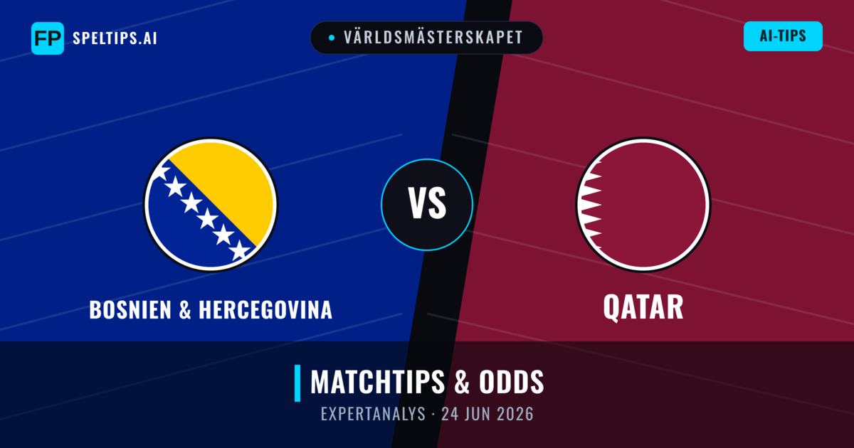 Bosnien & Hercegovina vs Qatar — matchtips och förhandstitt