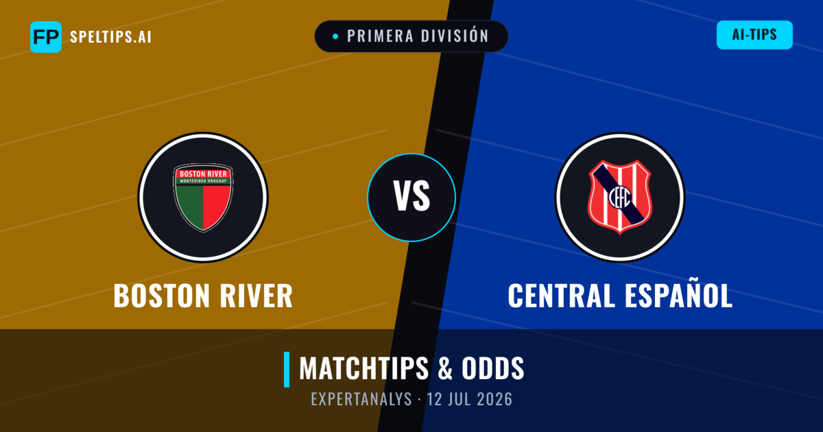 Boston River vs Central Español — matchtips och förhandstitt