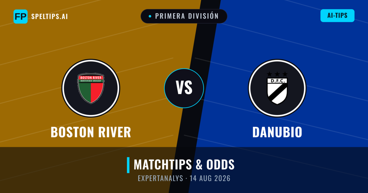 Boston River vs Danubio — matchtips och förhandstitt