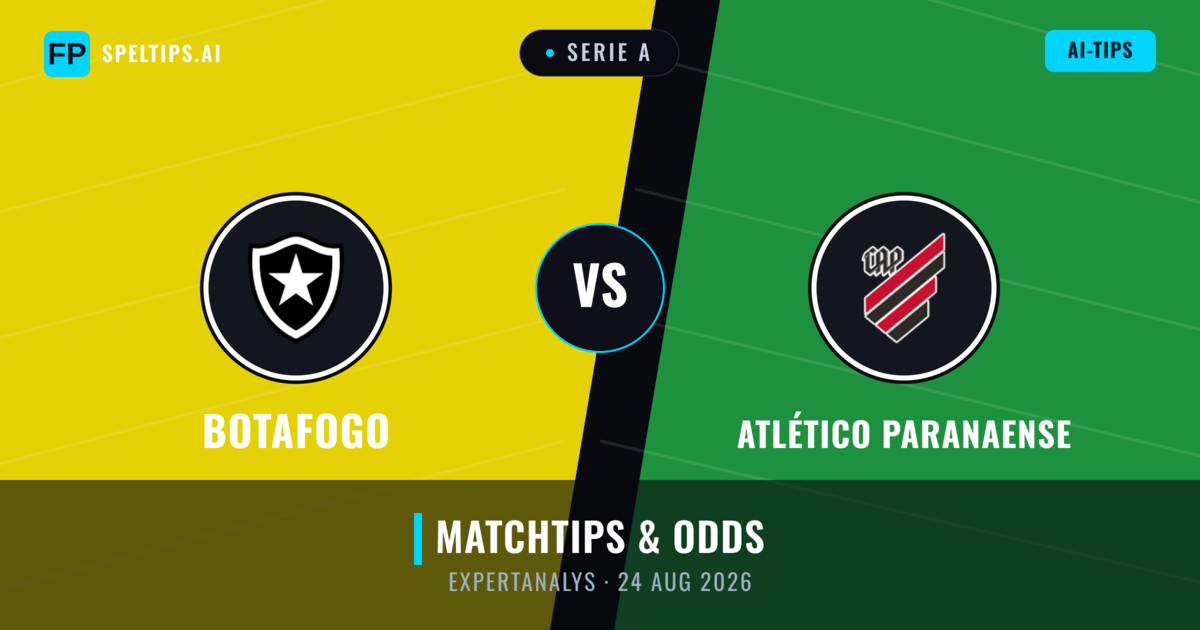 Botafogo vs Atlético Paranaense — matchtips och förhandstitt