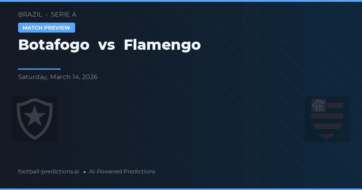 Botafogo vs Flamengo — matchtips och förhandstitt