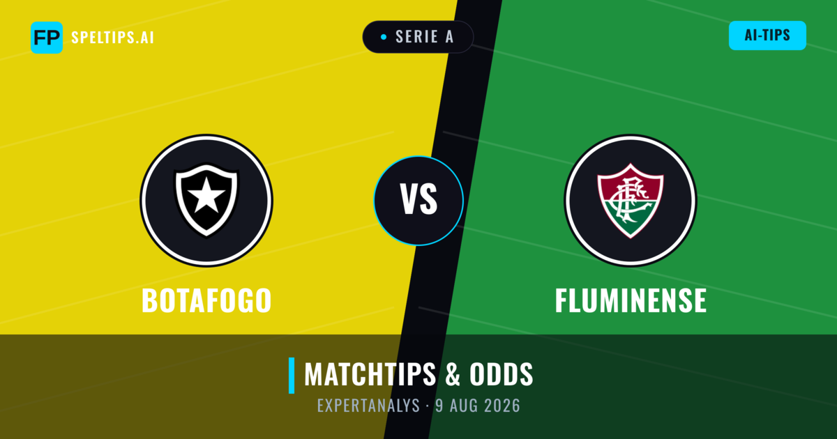 Botafogo vs Fluminense — matchtips och förhandstitt