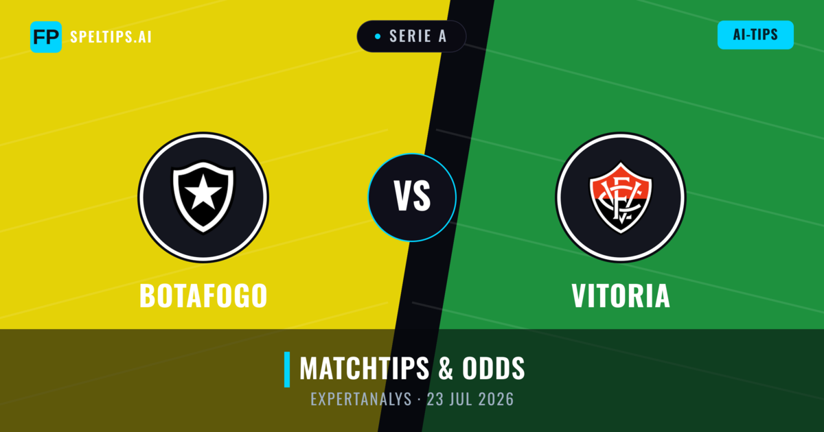 Botafogo vs Vitoria — matchtips och förhandstitt