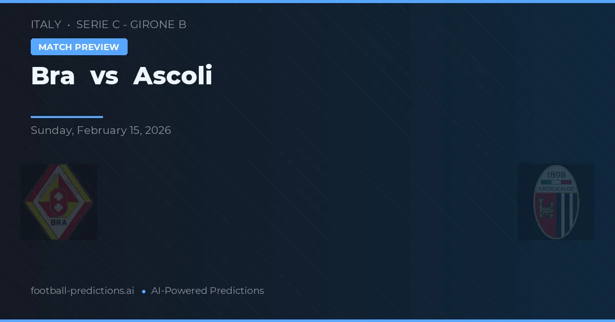 Bra vs Ascoli — matchtips och förhandstitt