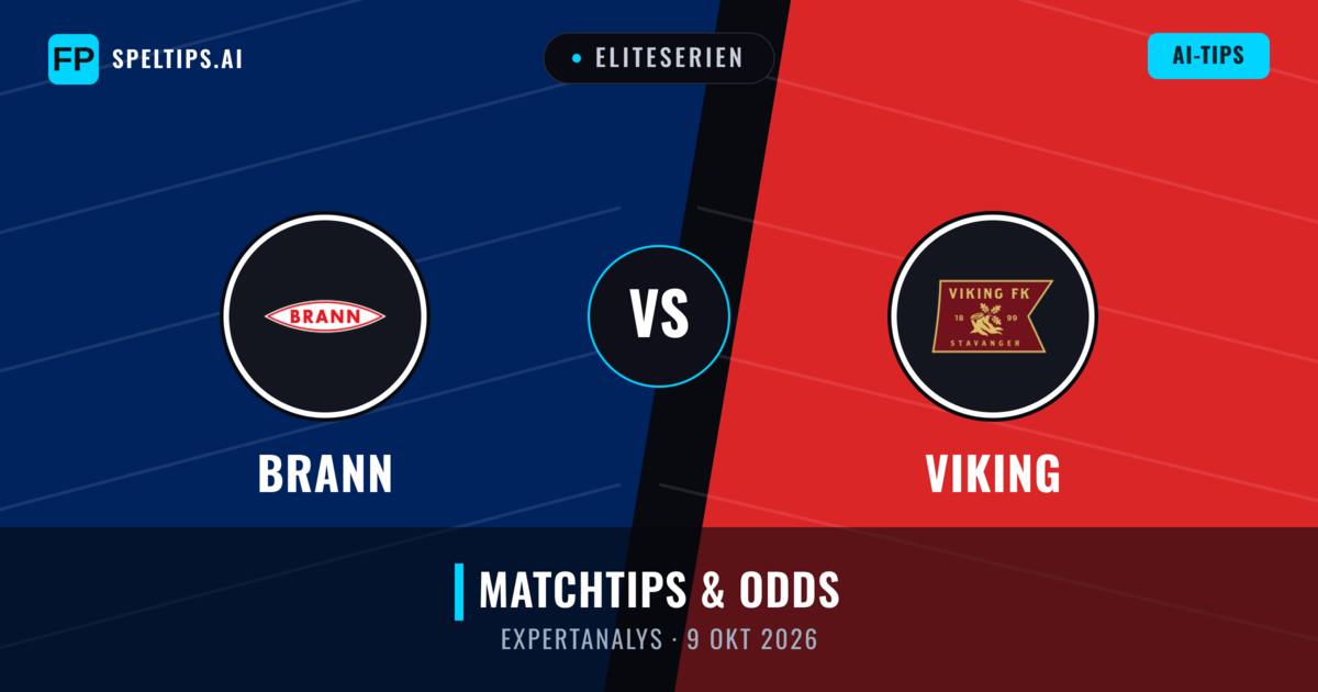Brann vs Viking — matchtips och förhandstitt
