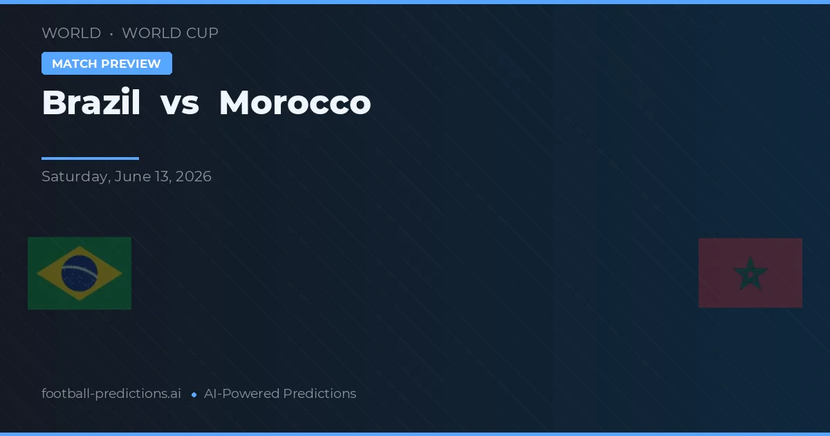 Brasilien vs Marocko — matchtips och förhandstitt