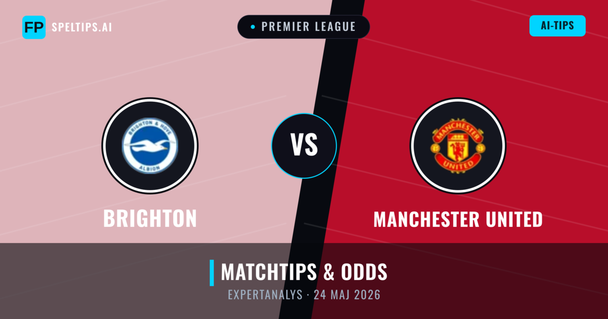 Brighton vs Manchester United — matchtips och förhandstitt