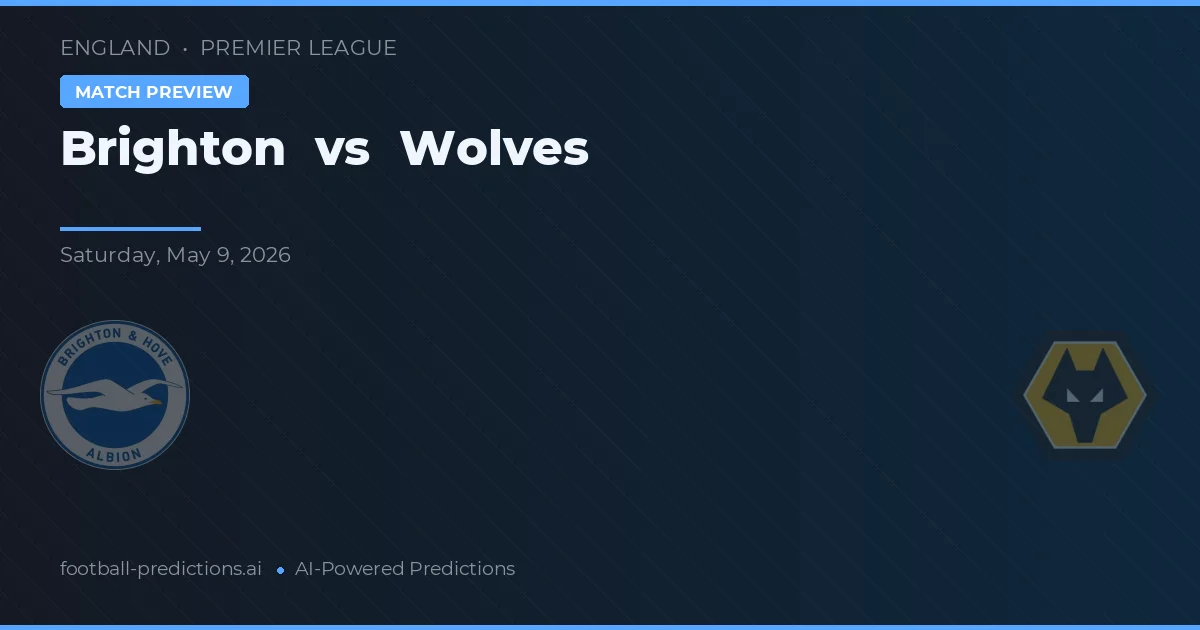 Brighton vs Wolves — matchtips och förhandstitt