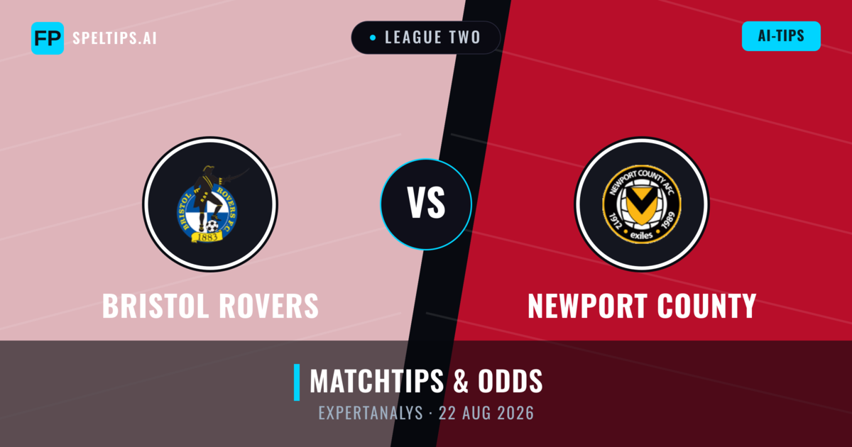 Bristol Rovers vs Newport County — matchtips och förhandstitt
