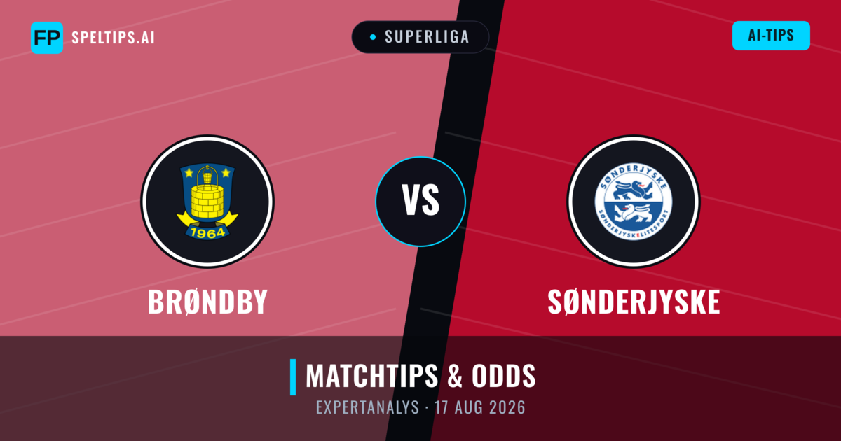 Brøndby vs Sønderjyske — matchtips och förhandstitt