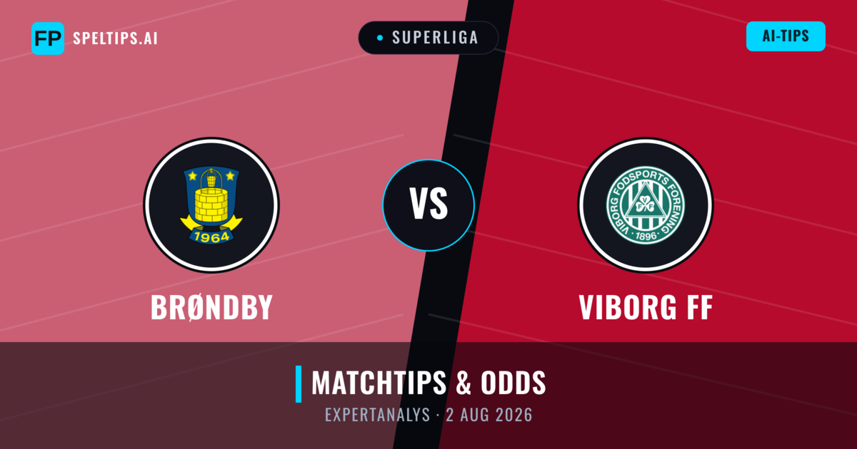 Brøndby vs Viborg FF — matchtips och förhandstitt