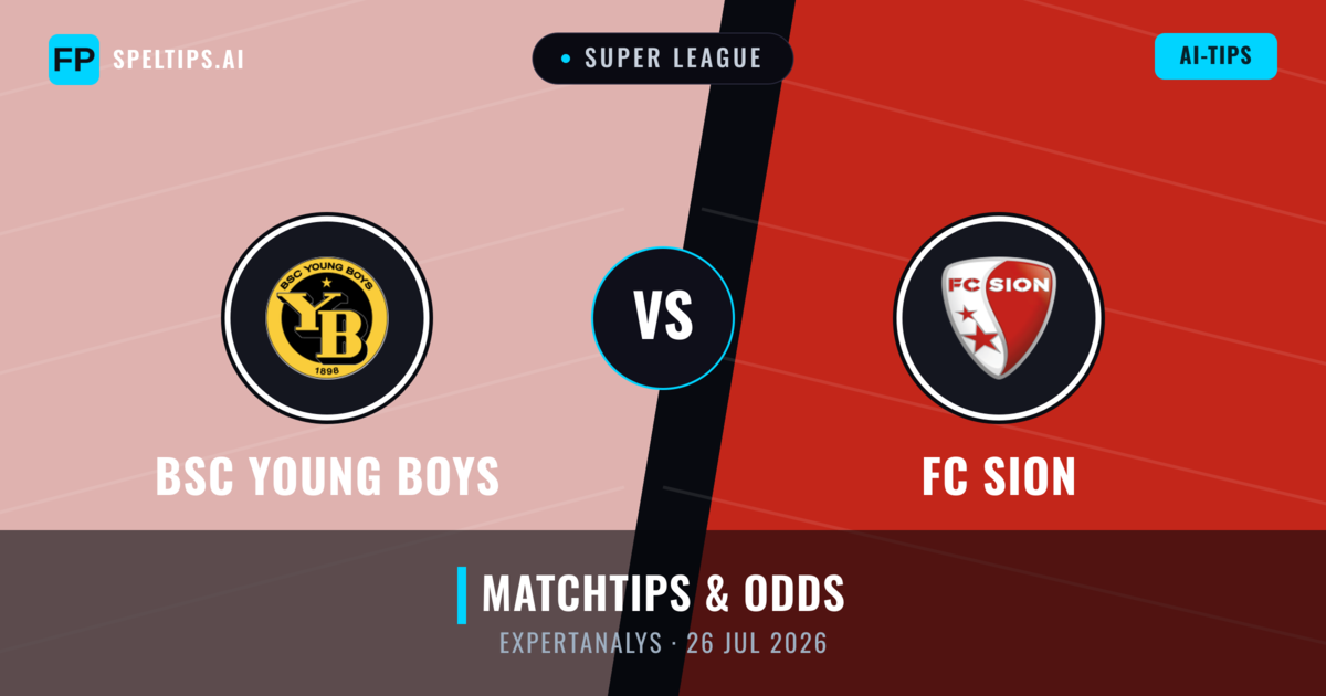 BSC Young Boys vs FC Sion — matchtips och förhandstitt