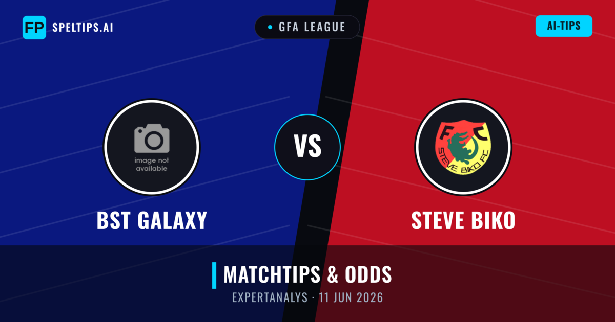 BST Galaxy vs Steve Biko — matchtips och förhandstitt