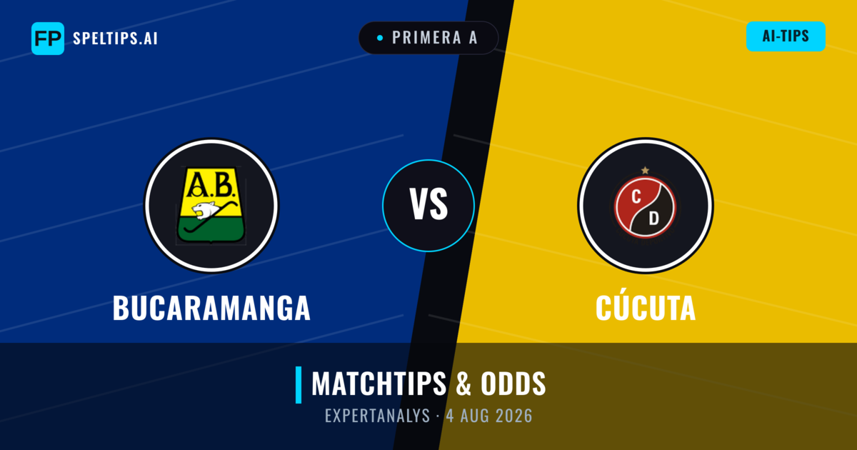 Bucaramanga vs Cúcuta — matchtips och förhandstitt