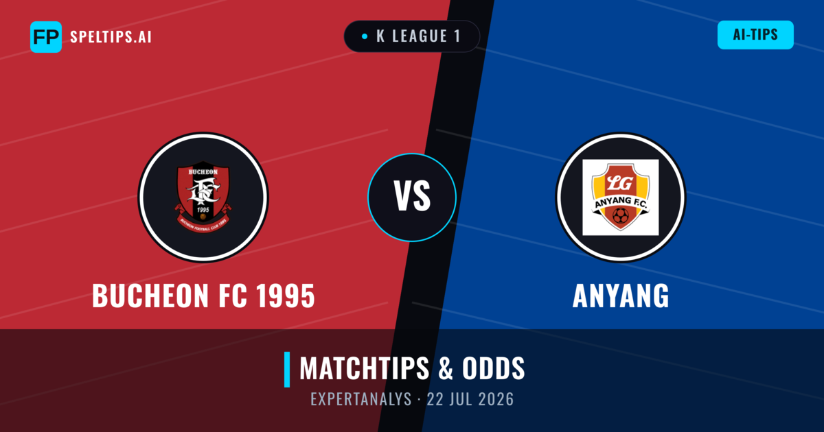 Bucheon FC 1995 vs Anyang — matchtips och förhandstitt