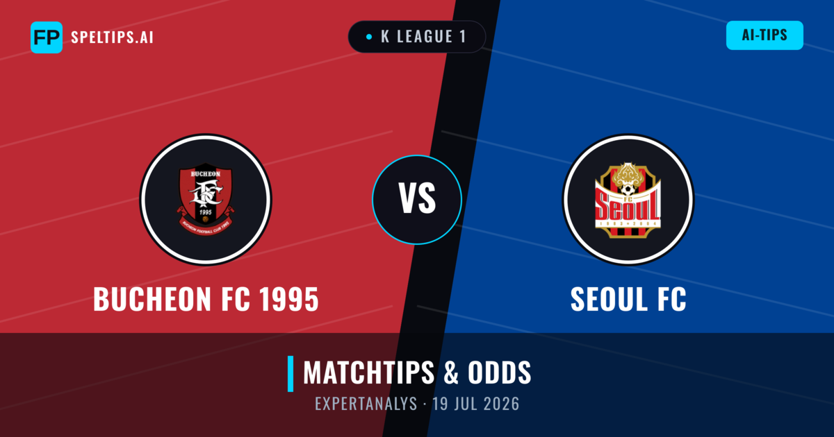 Bucheon FC 1995 vs Seoul FC — matchtips och förhandstitt
