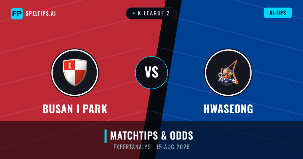 Busan I Park vs Hwaseong — matchtips och förhandstitt