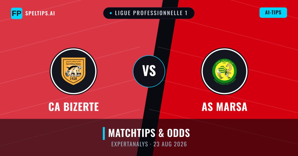 CA Bizerte vs AS Marsa — matchtips och förhandstitt