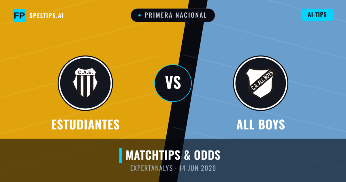 Estudiantes vs All Boys — matchtips och förhandstitt