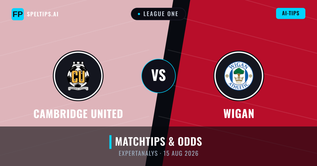 Cambridge United vs Wigan — matchtips och förhandstitt