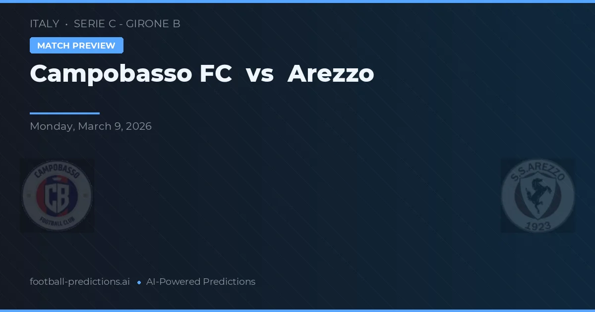 Campobasso FC vs Arezzo — matchtips och förhandstitt