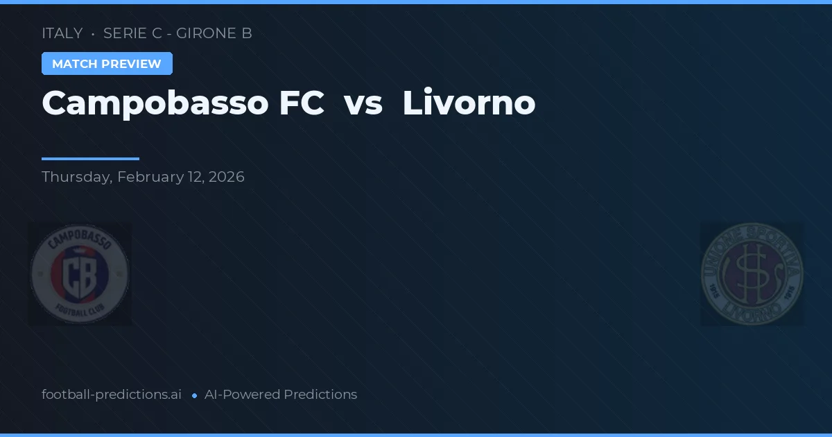 Campobasso FC vs Livorno — matchtips och förhandstitt