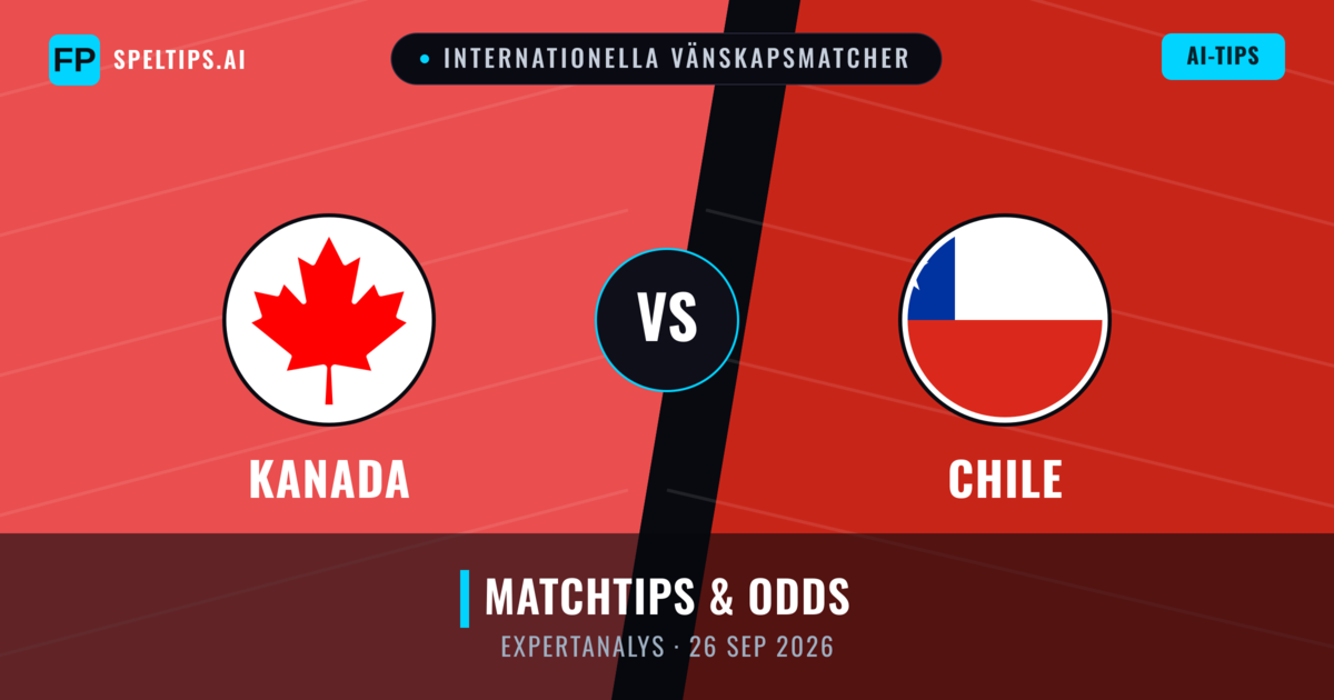 Kanada vs Chile — matchtips och förhandstitt
