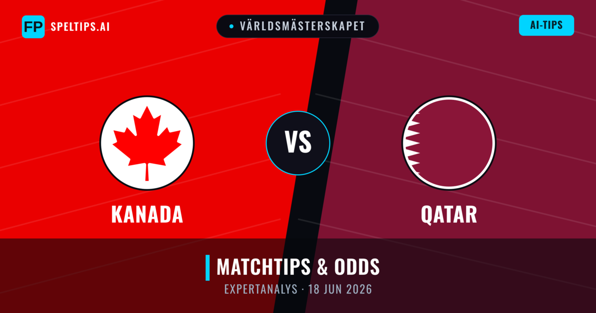 Kanada vs Qatar — matchtips och förhandstitt