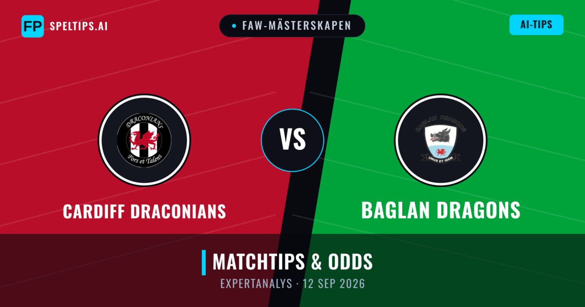 Cardiff Draconians vs Baglan Dragons — matchtips och förhandstitt