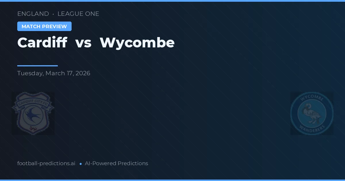 Cardiff vs Wycombe — matchtips och förhandstitt