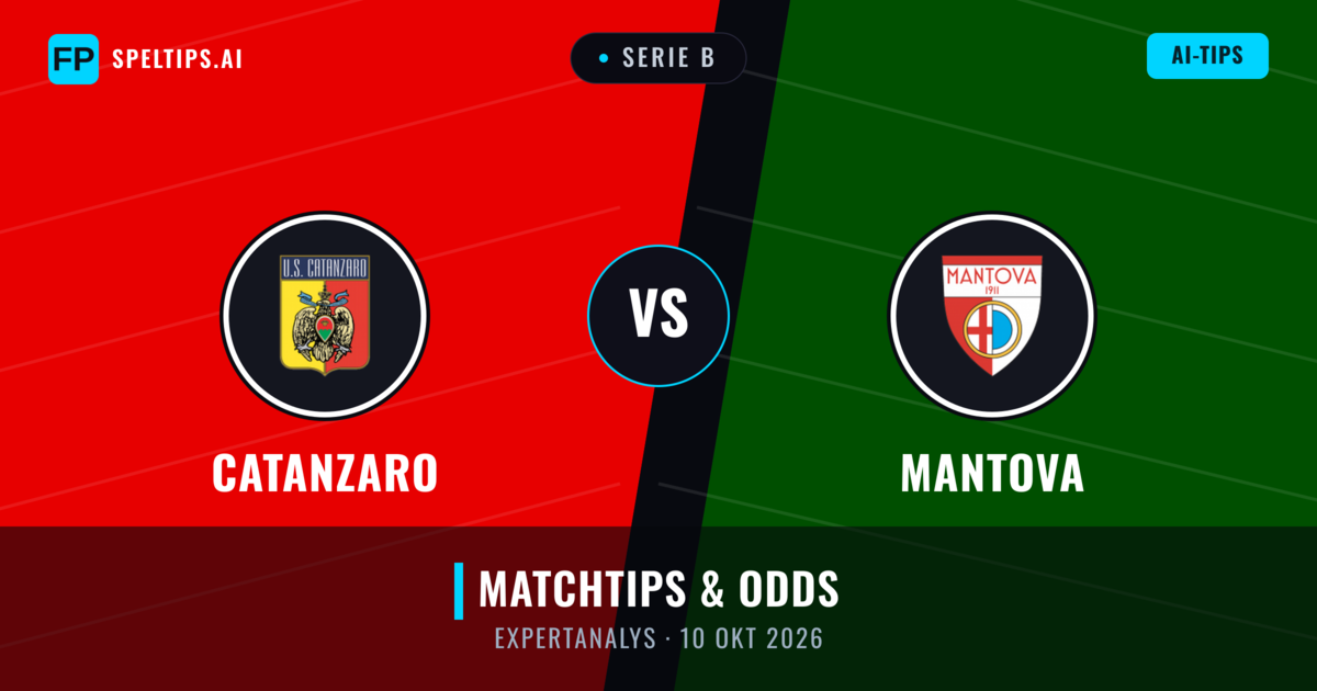 Catanzaro vs Mantova — matchtips och förhandstitt