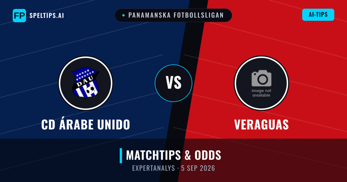 CD Árabe Unido vs Veraguas — matchtips och förhandstitt