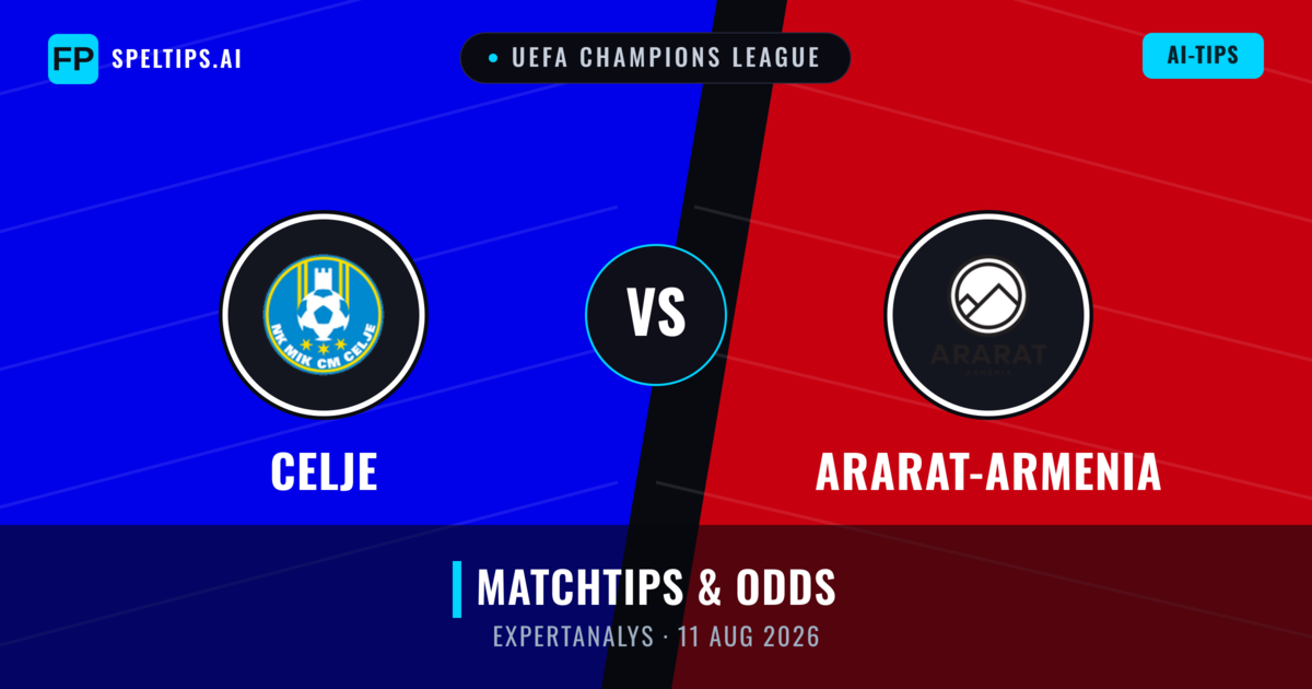 Celje vs Ararat-Armenia — matchtips och förhandstitt