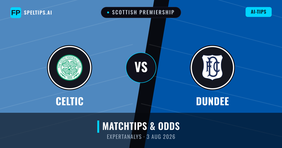 Celtic vs Dundee — matchtips och förhandstitt