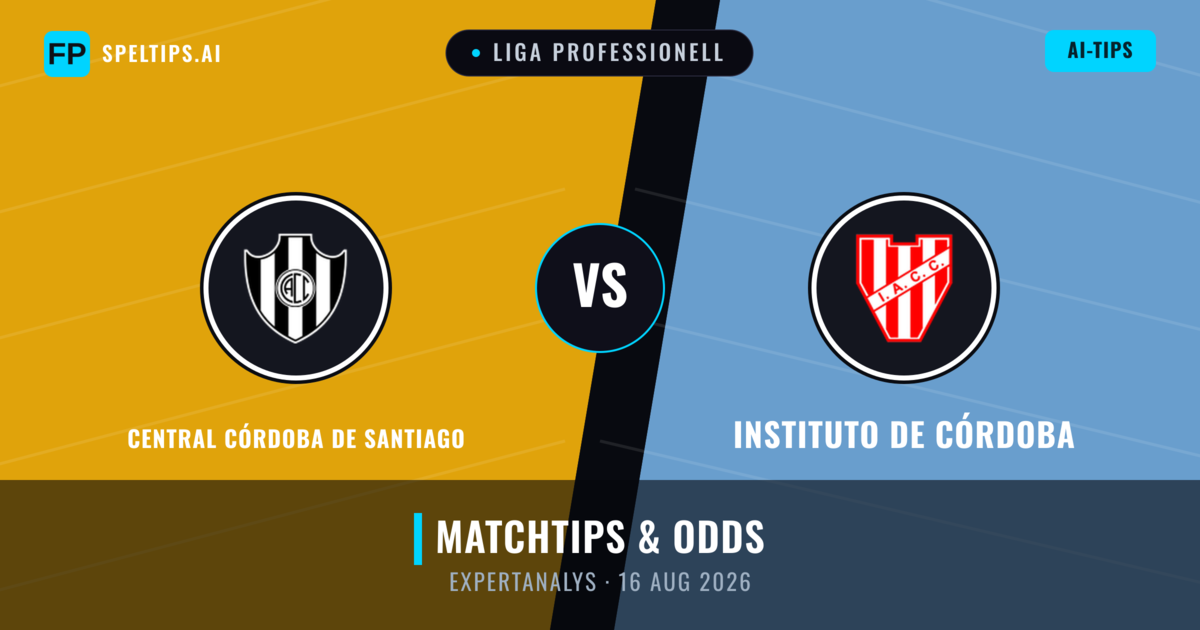Central Córdoba de Santiago vs Instituto de Córdoba — matchtips och förhandstitt