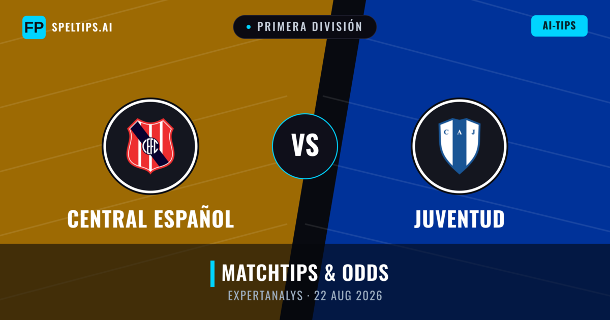 Central Español vs Juventud — matchtips och förhandstitt
