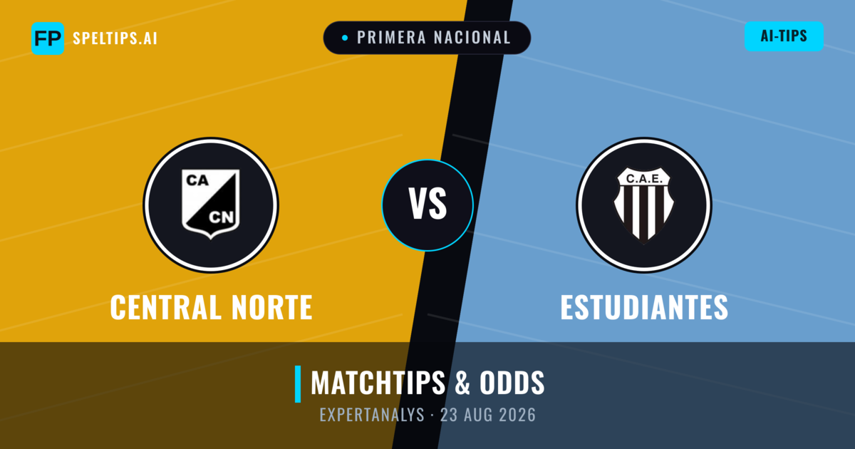 Central Norte vs Estudiantes — matchtips och förhandstitt