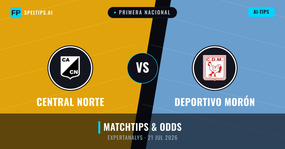 Central Norte vs Deportivo Morón — matchtips och förhandstitt