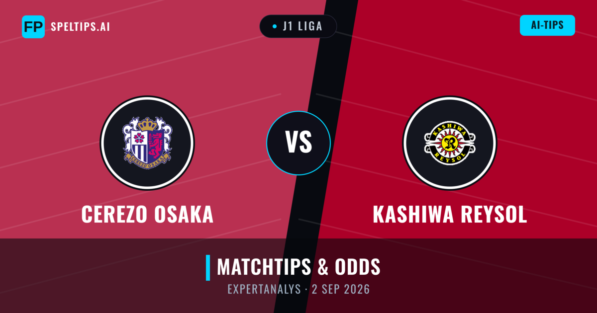Cerezo Osaka vs Kashiwa Reysol — matchtips och förhandstitt